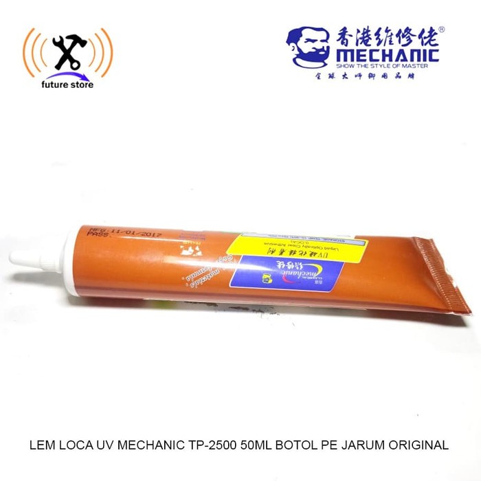 

lem loca / lem uv mechanic tp 2500 50ml botol pe jarum original