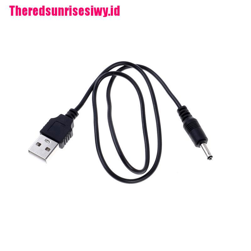 【Theredsunrisesiwy.id】USB male to 3.5mm dc plug power charging charger cable cord for tablet pc