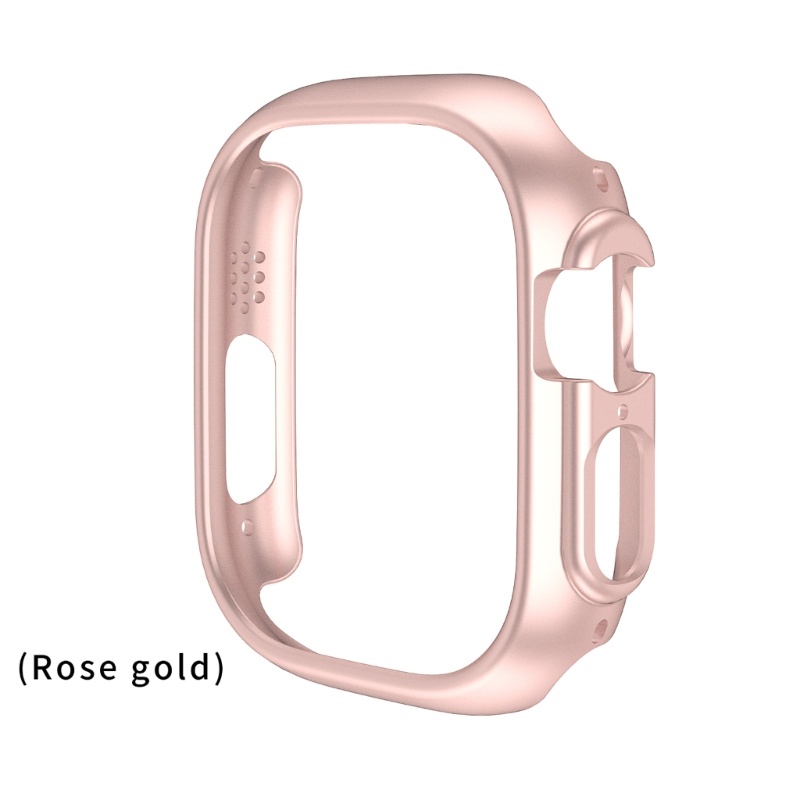 Btsg Smartwatch Bumper Cover Untuk ios Watch Ultra 49mm Pelindung Bingkai Untuk Case Half-Coverage Housing Pelindung Untuk Shel
