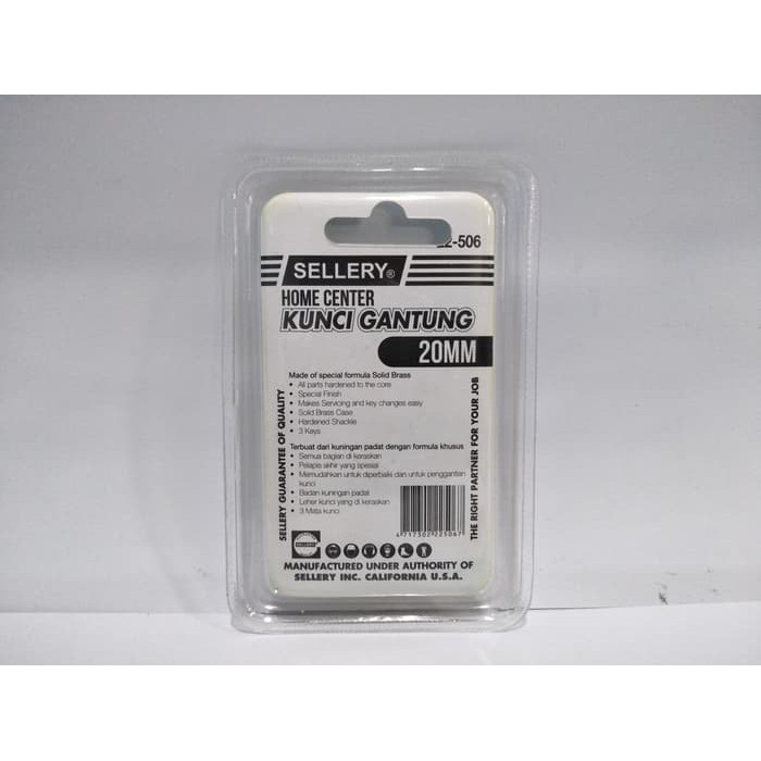 Gembok Koper 20mm SELLERY