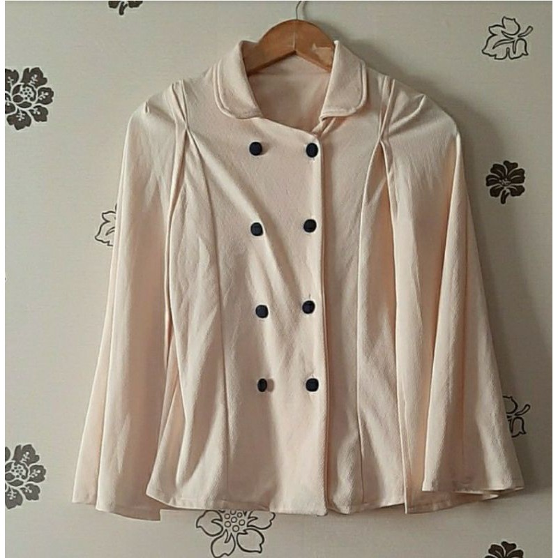 Cape Blazer Import Lengan Belah