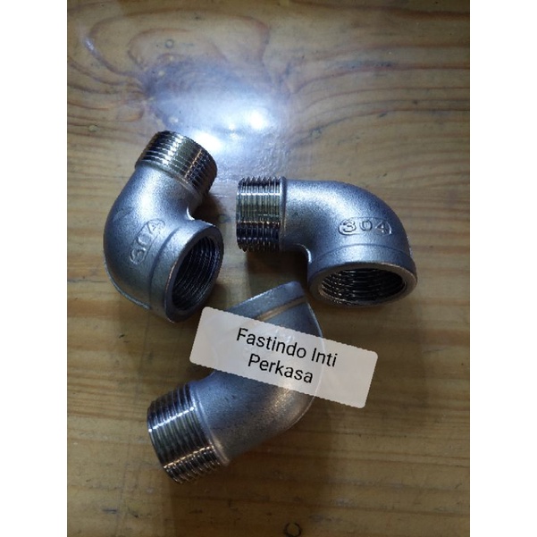 Street Elbow/ Elbow Drat Luar Dalam Stainless 304 3" inch