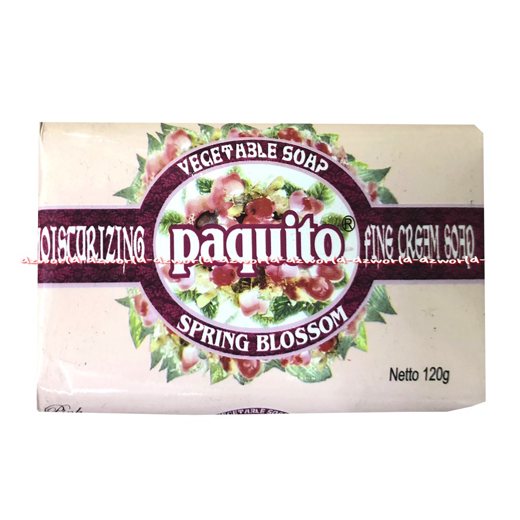 Paquito Vegetable 120gr Soap Spring Blossom Sabun Batang Pakuito Paquitto Sabun Batangan Bar Soap Bars Soaps