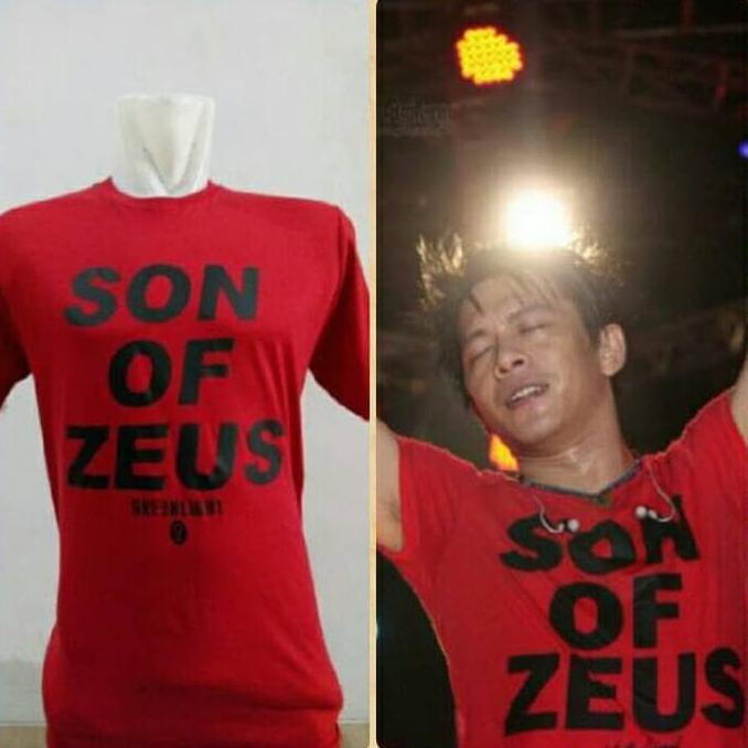 Kaos Son Of Zeus Greenlight Green Light Greenlight Ariel Noah Baju Distro Tshirt Cotton Combed 30s