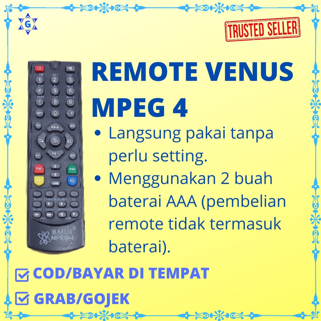 REMOTE RECEIVER VENUS MPEG 4 BAOJI