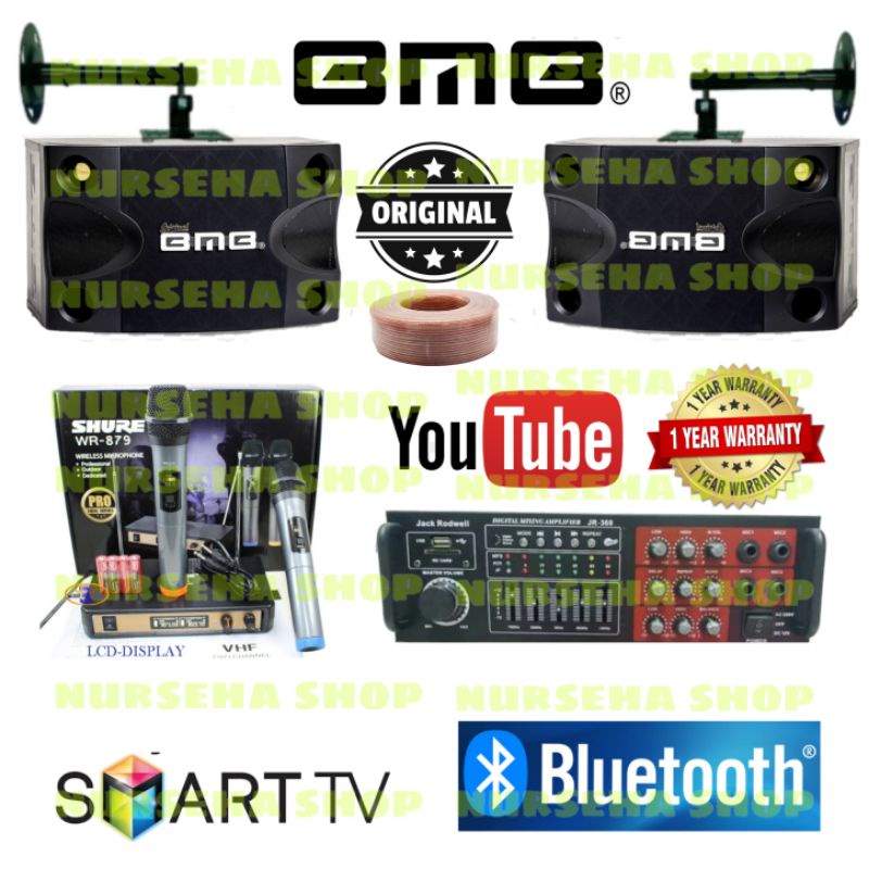 Paket Karaoke rumahan BMB ORIGINAL home theatre karaoke