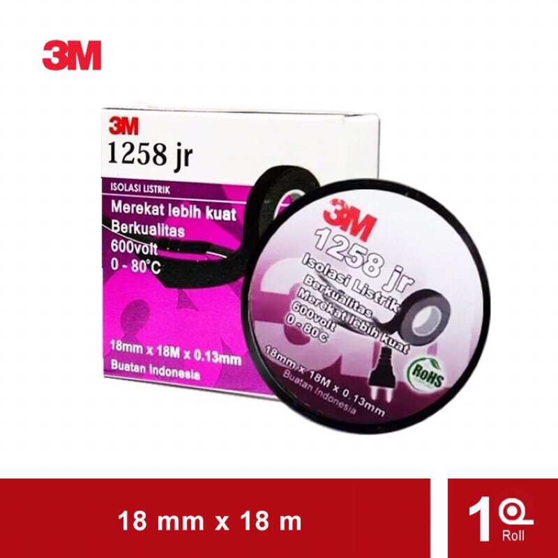 Lakban kabel 3M - lakban listrik - lakban original