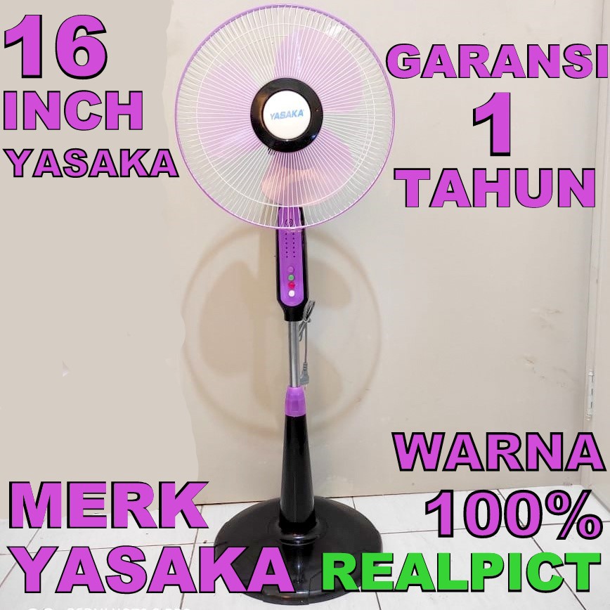 KIPAS ANGIN BERDIRI YASAKA 16 INCH STAND FAN 16 INCH YASAKA A1. PROMO MURAH. KIPAS MURAH.