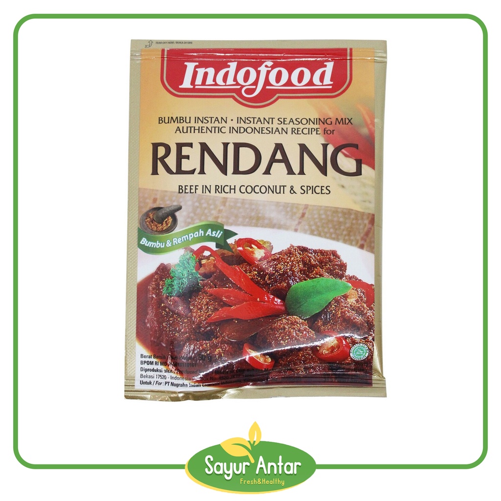 

Bumbu Indofood Rendang 1 Pcs | Sayur.Antar | Free Ongkir Bandung Cimahi