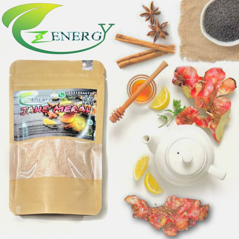 

Jahe Merah Bubuk 70gr Herbal Rempah Alam