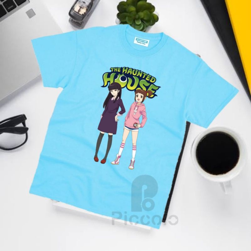 KAOS ANAK HARI KOO HARIKOO THE HAUNTED HOUSE SHINBI HOUSE ANIME LENGAN PENDEK