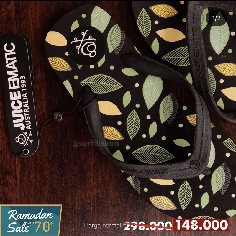 Sandal Juice Ematic Mtss Fael Black Original Planet Surf