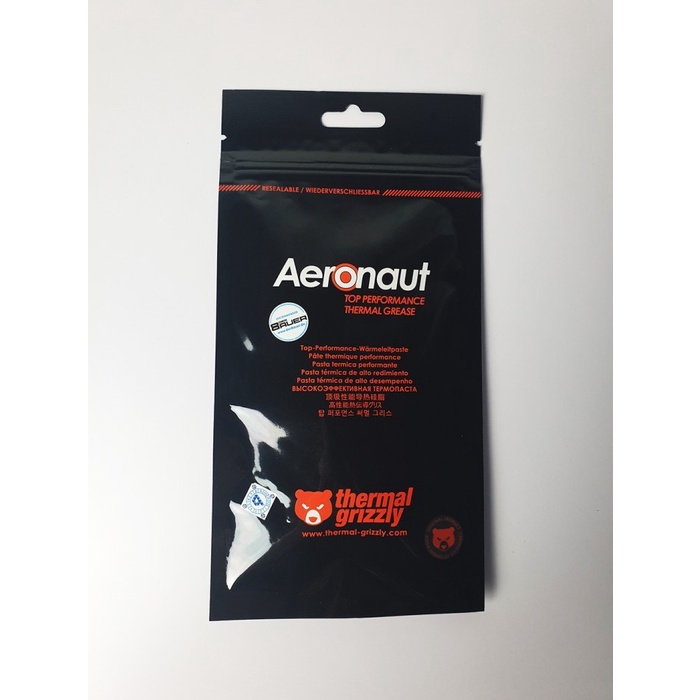 Thermal Grizzly Aeronaut 1 Gram / 1 Gr Thermal Paste Compound Grease