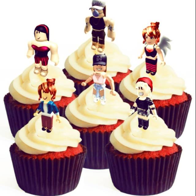 Jual Roblox Cupcake Topper Indonesia|Shopee Indonesia