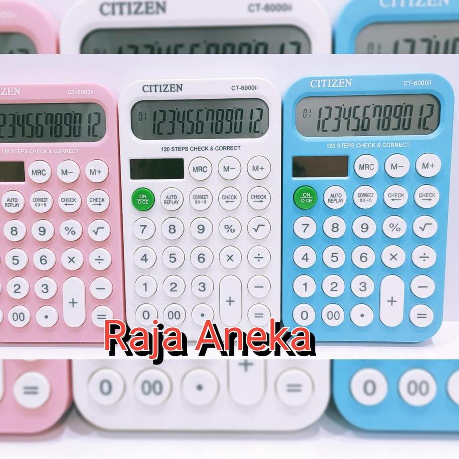 

Kekinian - Kalkulator Citizen 6000ii Warna CT-6000ii CT 6000 Calculator CT 6112 CITIZEN 6112 ~
