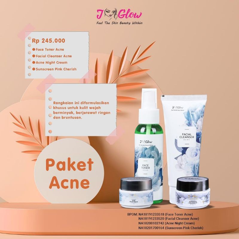 jglow paket acne sensitif