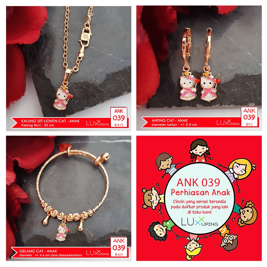SA 008 Perhiasan Set Anak Murah Ekonomis Aksesoris Anak Murah Xuping Bayi Anak Aksesoris Anak Kalung
