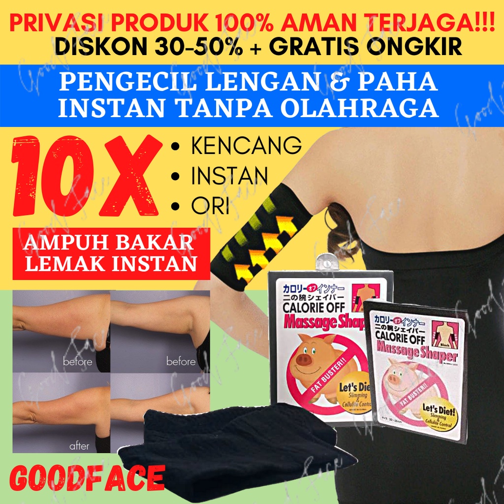 CALORIE OFF ARM MASSAGER SHAPER KORSET PENGECIL LENGAN PEMBAKAR LEMAK KORSET KORSET PELANGSING