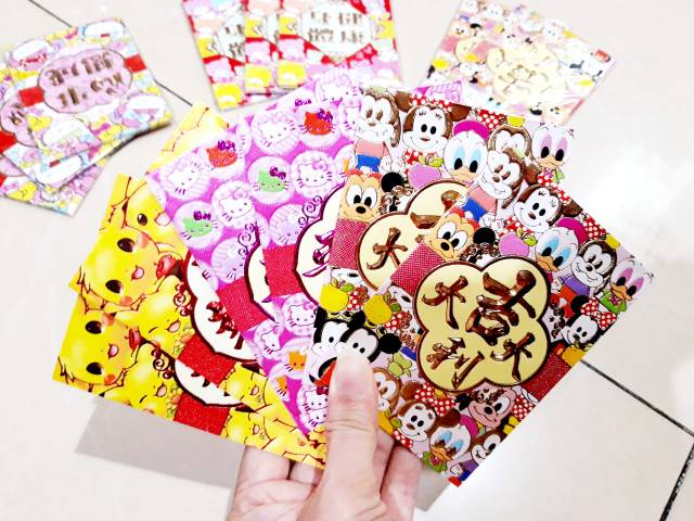 Angpao Kartun Jepang Murah Ampao Imlek one Piece Hello Kitty Bear Hiasan Parcel Imlek Grosir