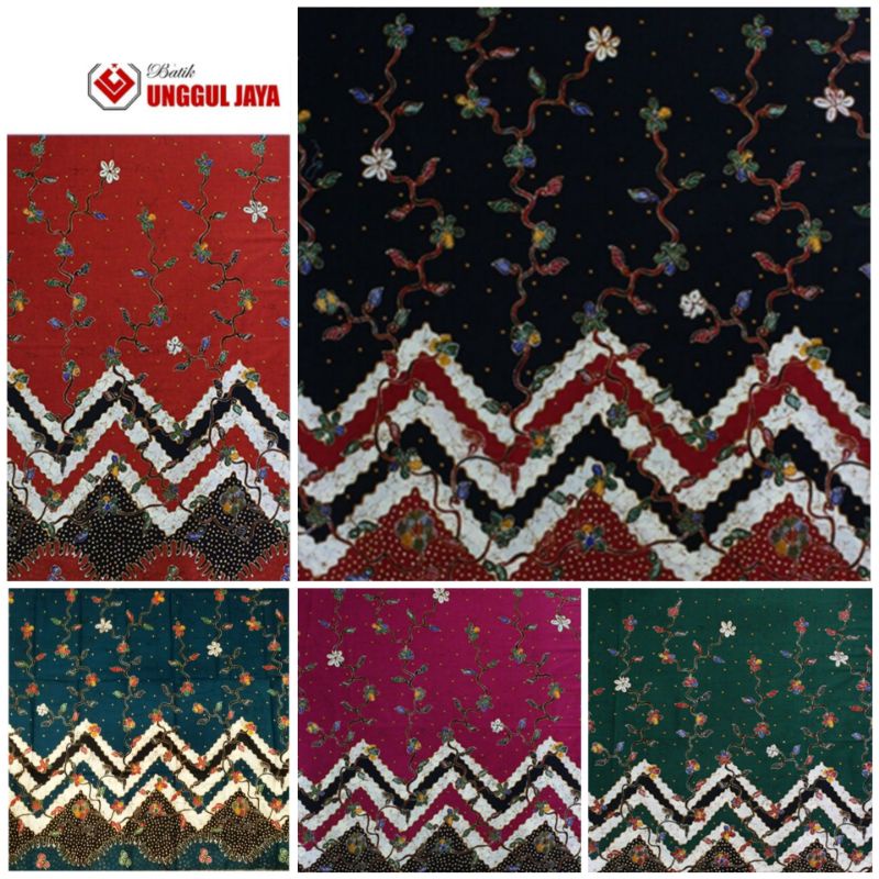 Jual Kain Batik Cibulan Hitam Manis H Santoso Madura Jaya Unggul Jaya Pekalongan Katun