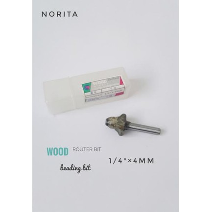 Mata Profil /Wood Router Bit (Beading Bit)1/4"4mm NORITA