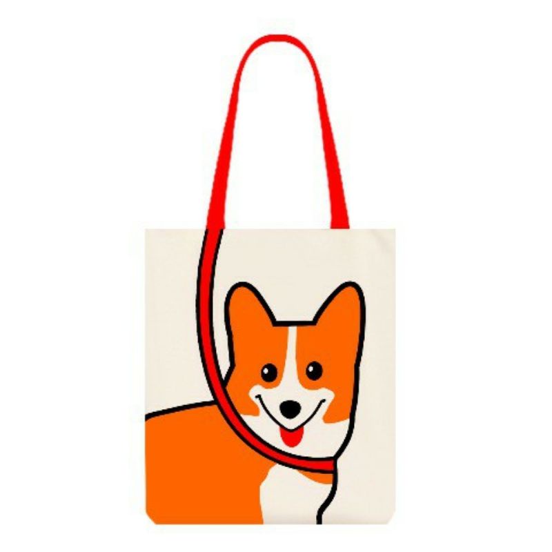 Arifirn Anjing - Tas Tote Bag Wanita Murah (Resleting)