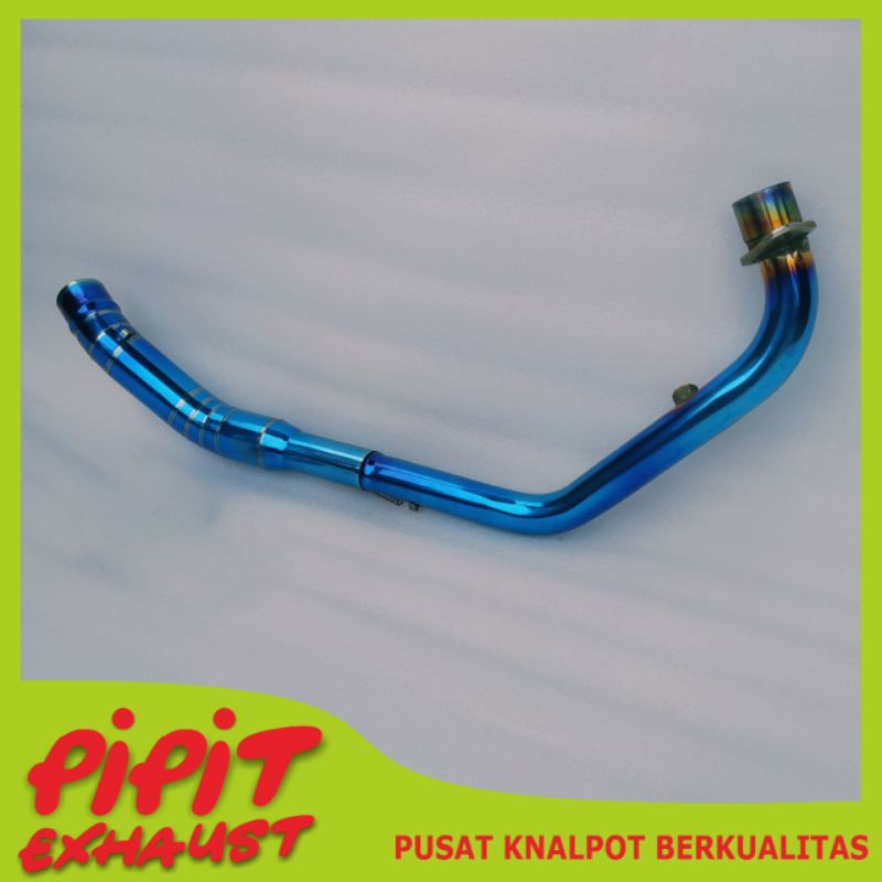 Pipa leher knalpot Bluemoon Honda Cb150r New full stainless