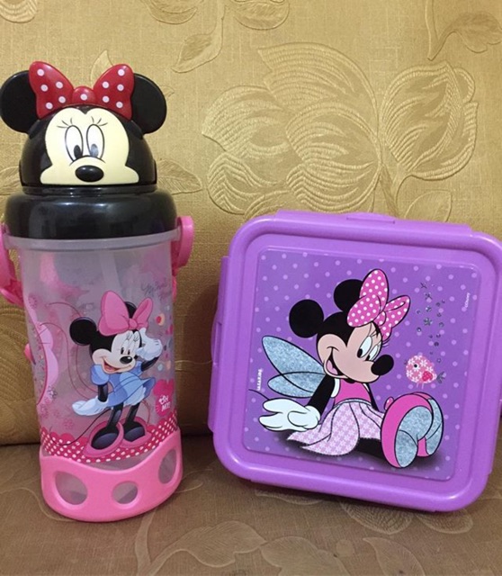 Lunch box set minnie mouse