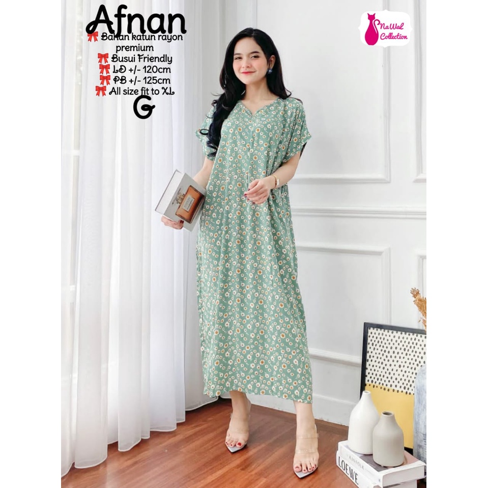 NEW DASTER WANITA AFNAN MOTIF AH / A /  B / C / D / E / F / G BY NAWAL
