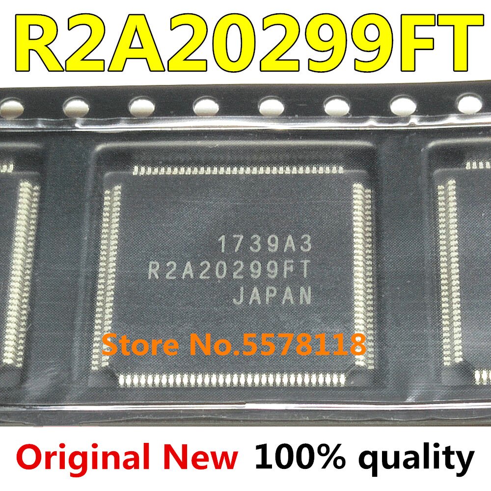 5pcs-10pcs100% Baru R2A20299FT R2A20299 QFP-128 Chipset Dalam Stok