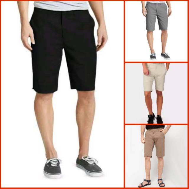 CELANA PENDEK PRIA / CELANA CHINO PENDEK / SHORTPANT TERLARIS