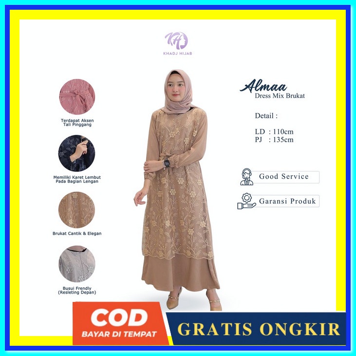 Gamis Syari Perempuan Jumbo Remaja Mewah Gamis Pesta Kondangan Baju Muslim Cewek Bsju Games Bisa Cod