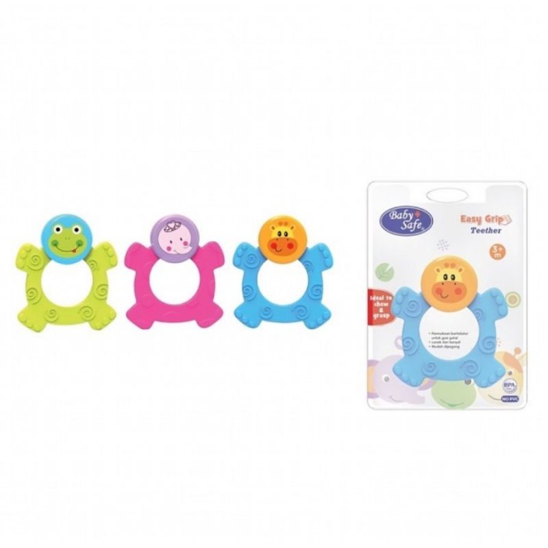 Baby Safe Easy Grip Teether (TT003) - Mainan Gigitan Bayi