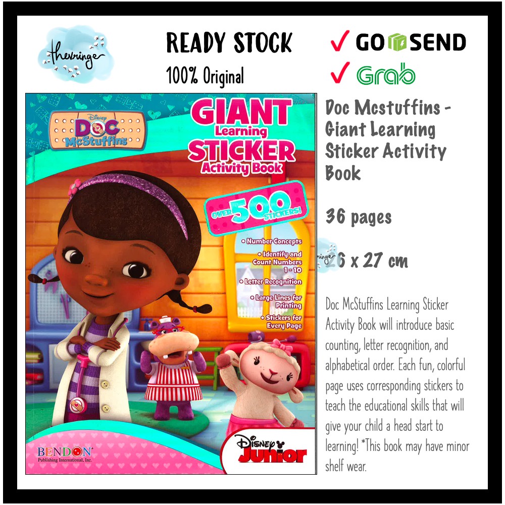 Doc Mcstuffins Giant Learning Activity Book