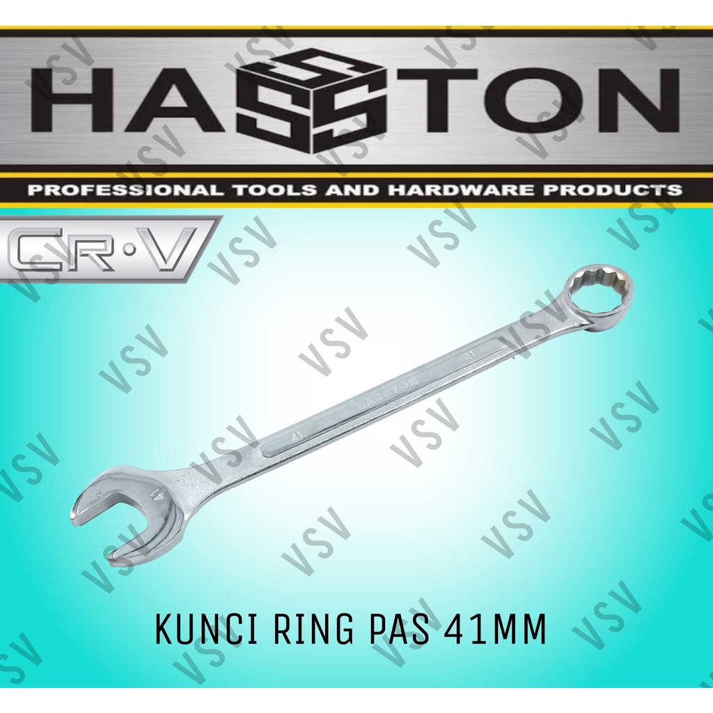 HASSTON Kunci Ring Pas 41mm Combination Wrench 41mm Ringpas 41mm Spanner