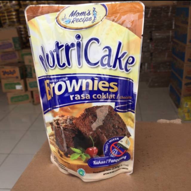 

Nutricake premix untuk brownis rasa cokelat