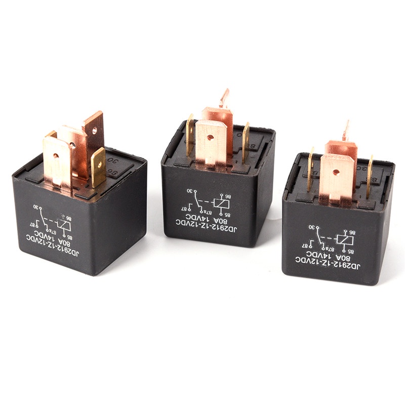 {LUCKID}Waterproof 12V Relay DC SPDT 80A 5 Pin Car Changeover Automotive ON/OFF Relay