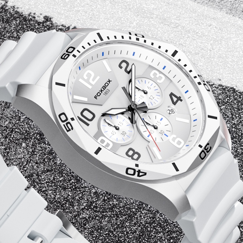 ▧❐Foxbox 2022 Top Brand Mewah Pria Jam Tangan Kasual Militer Olahraga Pria Kuarsa Jam Tangan Fashion