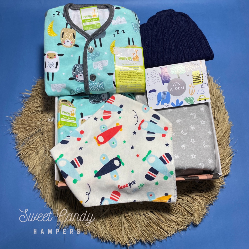 HAMPERS BAYI | NEWBORN | KADO LAHIRAN BAYI |-Lux Velvet A