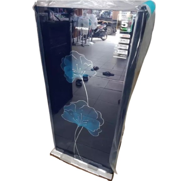 Polytron Kulkas 1 Pintu 170 Liter PRA-17AN Tempered Glass Belleza 17AN