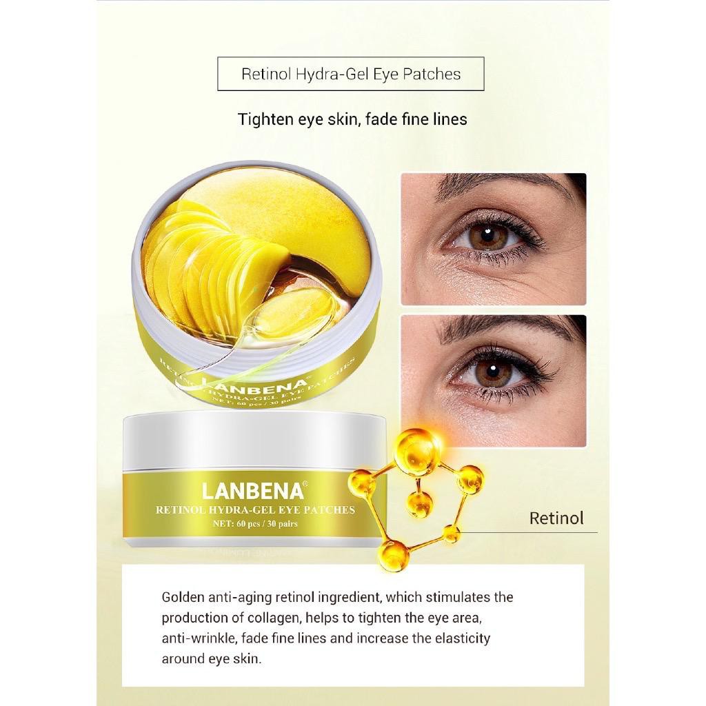 LANBENA Retinol Hydra Gel Collagen Eye Patches/Mask