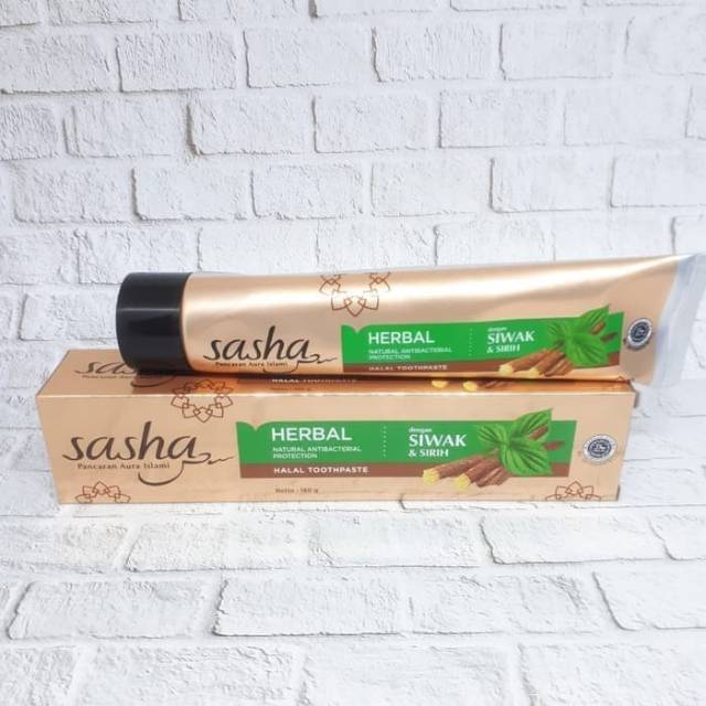 Pasta Gigi Sasha Siwak Herbal 150g