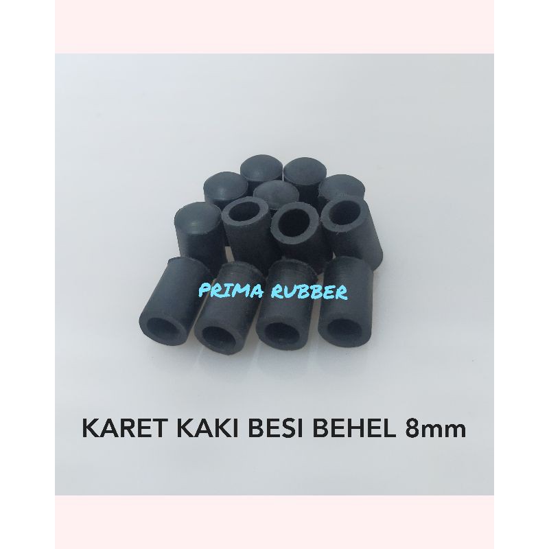 10pcs KARET KAKI BESI BEHEL/BETON 8mm KARET KAKI MEJA RAK KURSI BESI BEHEL/BETON