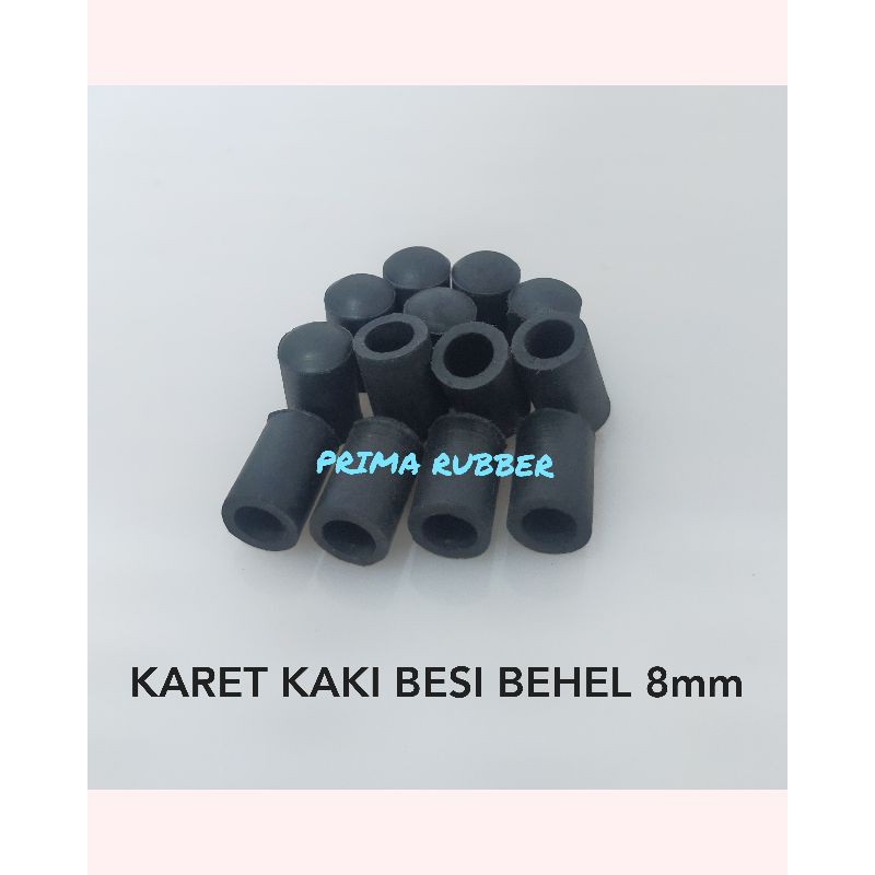 Jual 10pcs Karet Kaki Besi Behel Beton 8mm Karet Kaki Meja Rak Kursi