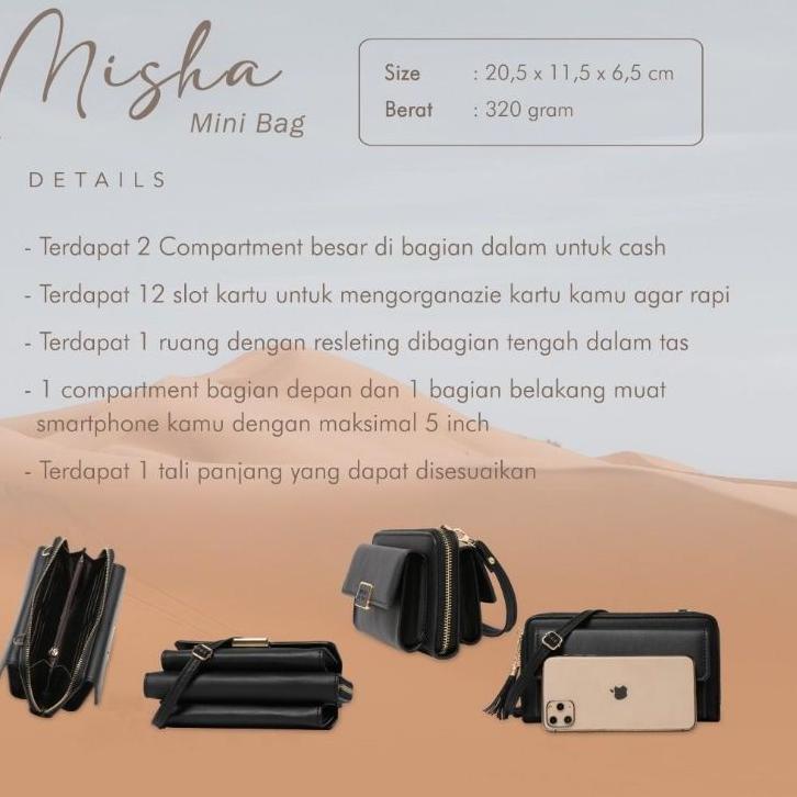 (SALE) Misha Mini Bag Jims Honey Tas Selempang Wanita Jims Honey