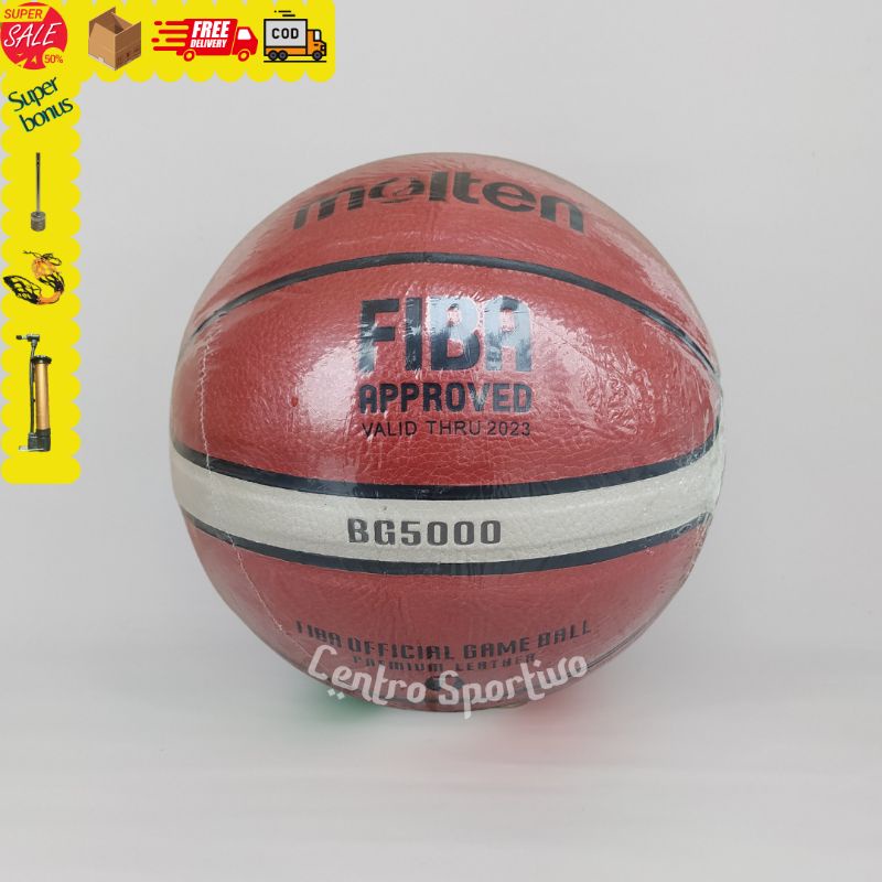 Bola basket molten bg5000 size 7  outdoor indoor standar fiba basket molten