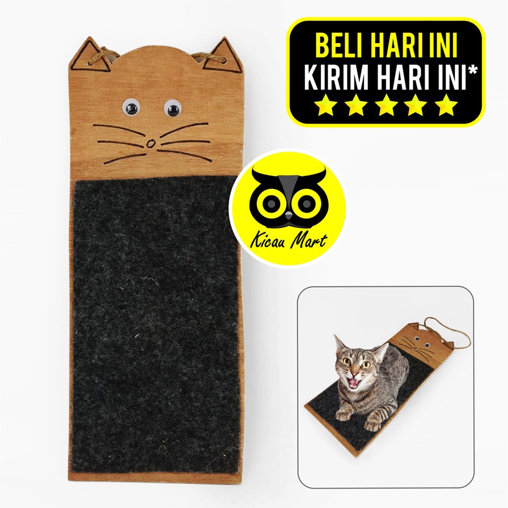 GARUKAN KUCING PORTABLE CAT SCRATCHER PAPAN GARUKAN KUCING PAPAN CAKARAN KUCING MAINAN KUCING BENTUK KUCING GRKJL