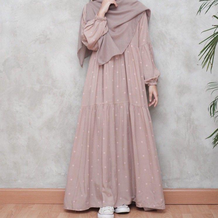 Sangat Nyaman.. Milly Dress by Ash_shofwa.id-gamis rayon