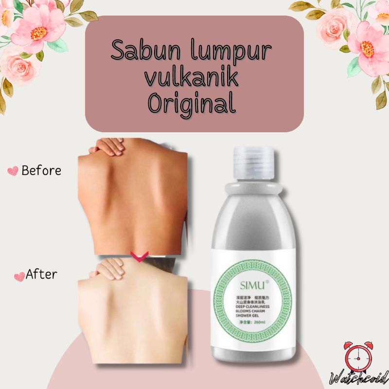 Original Sabun Lumpur Vulkanik / Sabun Lumpur Vulkanik Pemutih Badan / Volcanic Mud Bath 260ml