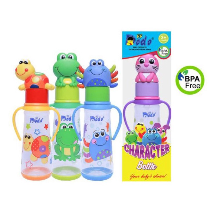 NEW! Botol Susu Anak Karakter /Produk Dodo Character Bottle 250ml